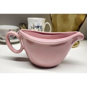 Vintage Epicure Dawn Pink Homer Laughlin MCM Gravy Boat Pitcher Creamer